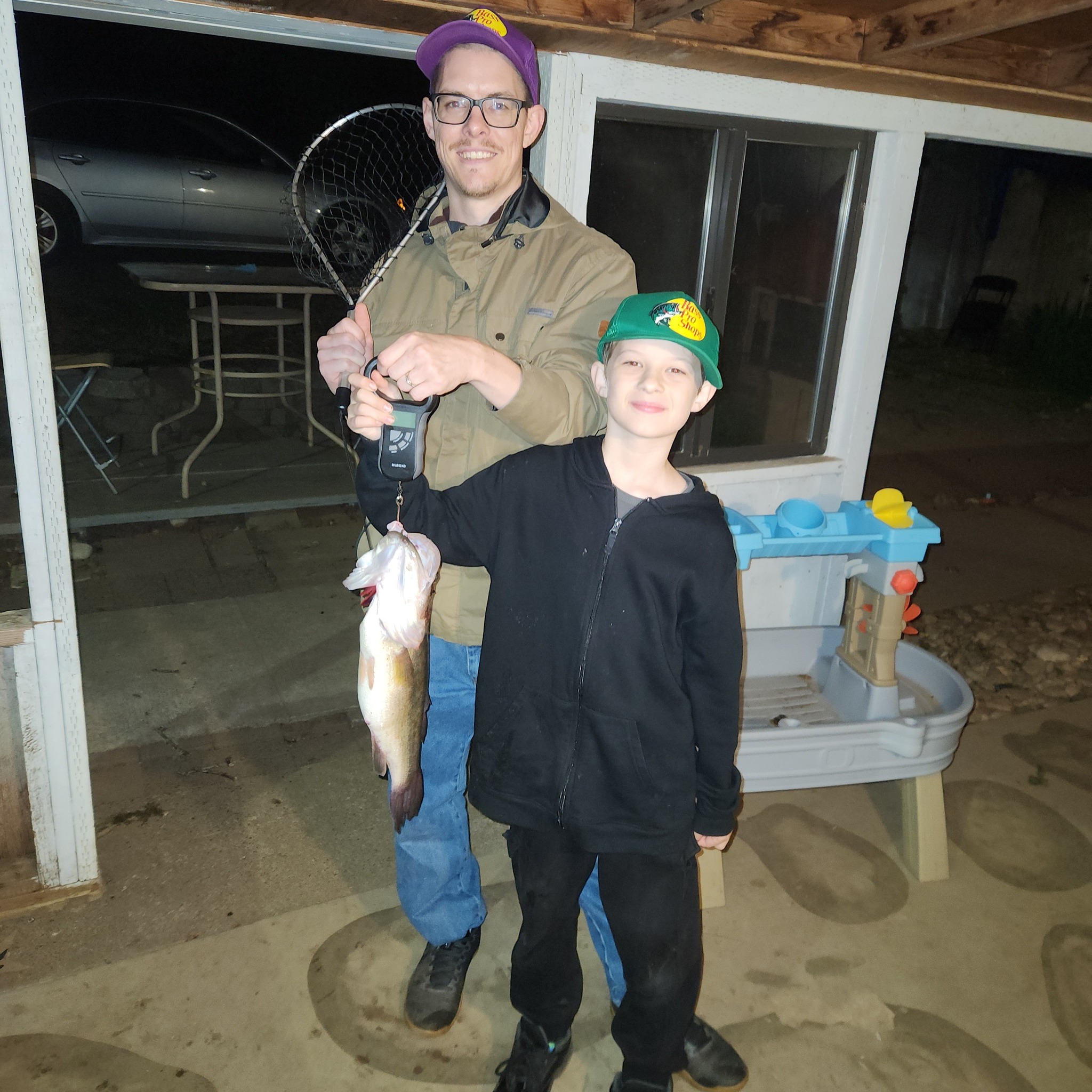 Ben and Ryan with 4lb bass